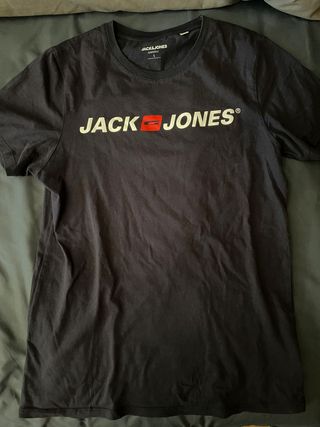 Camiseta negra JACK&JONES talla S