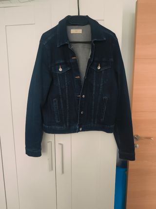 Cazadora vaquera Mango azul