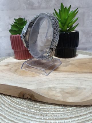 Reloj Hombre Azul Plata