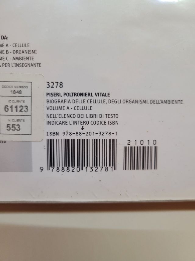 Biografia delle cellule, degli organismi, dell'...