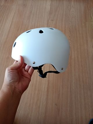 Casco bici niño blanco