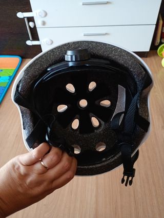 Casco bici niño blanco