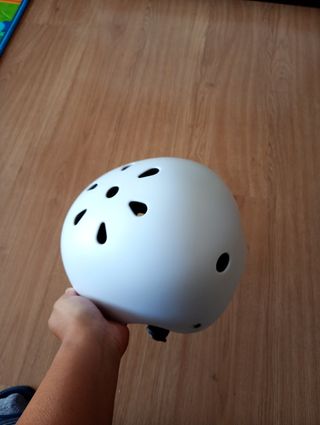 Casco bici niño blanco