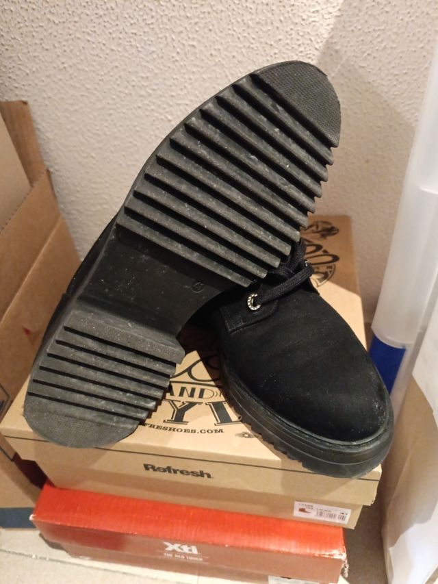 Zapatos ante negros - talla 41