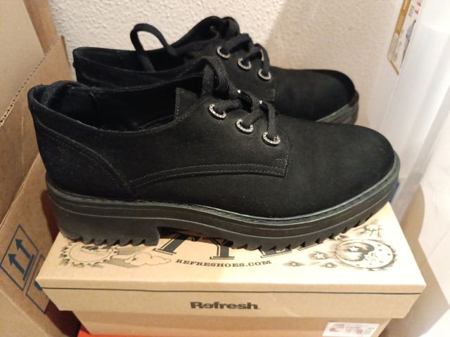 Zapatos ante negros - talla 41