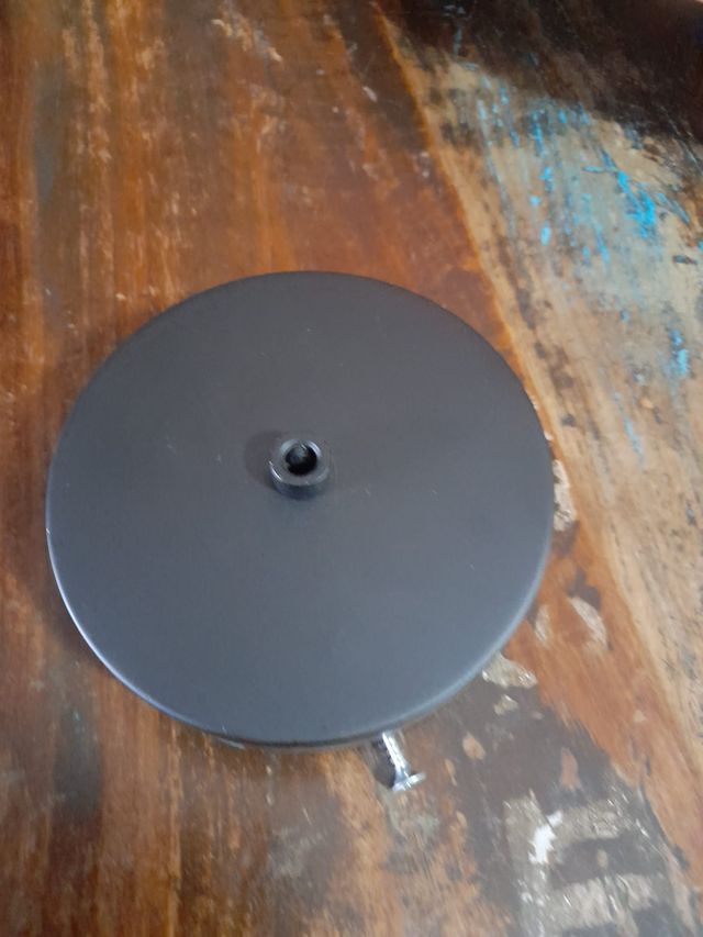 Lampadario metallo nero-oro