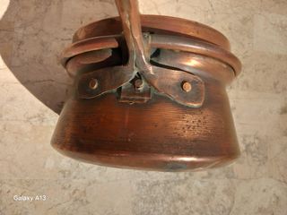 Scaldaletto antico in rame