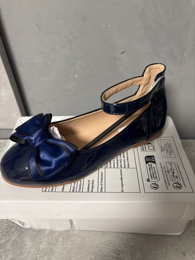 Zapatos niña azul marino,talla 22