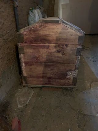 Baúl antiguo de madera - restaurar