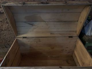 Baúl antiguo de madera - restaurar