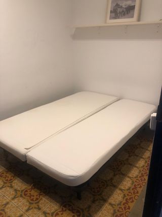 Sofá cama Ikea 3 plazas - Funda Gris