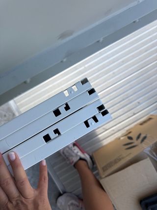 baldas Ikea blancas metal