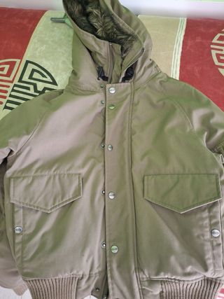 Giubbino Woolrich XS corto verde oliva