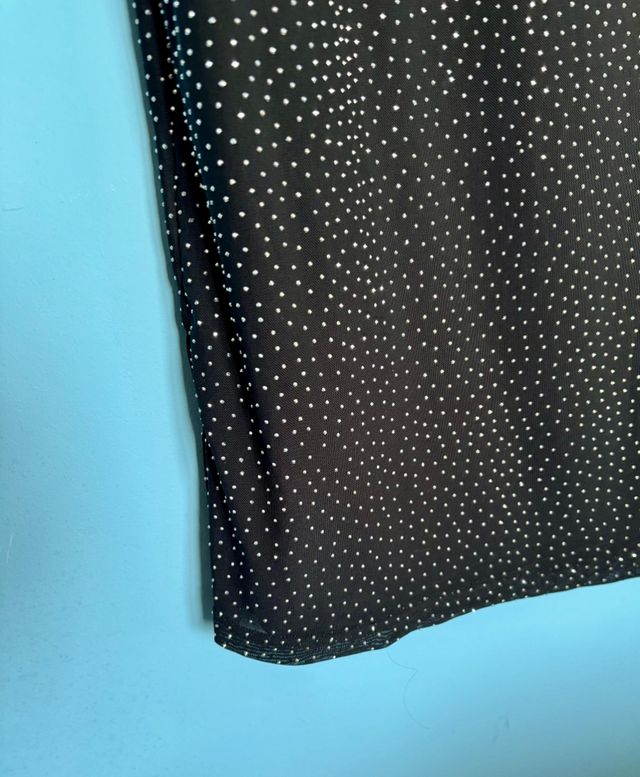 Vestido negro nochevieja con brillantes