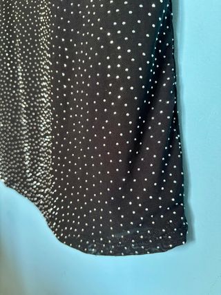 Vestido negro nochevieja con brillantes 