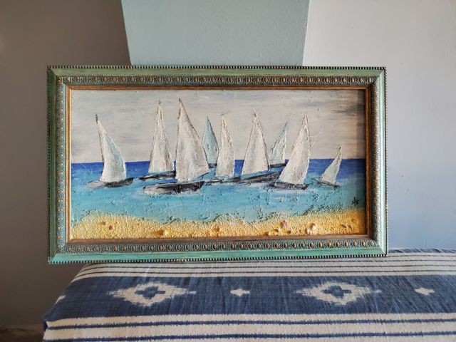 Cuadro único - Barcos a vela