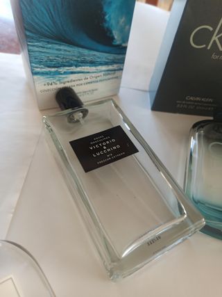 Colonias vacías: CK, Chanel, etc.