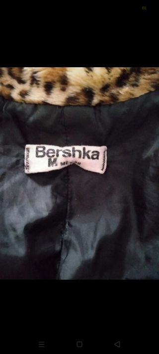 Abrigo leopardo sintético M