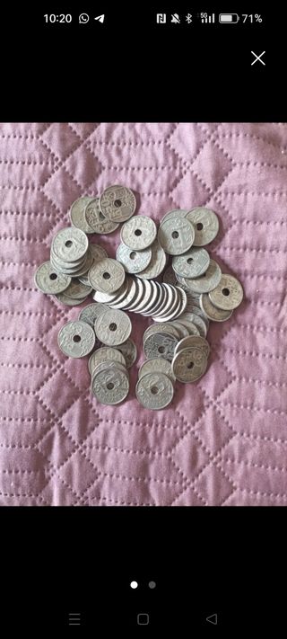 50 Céntimos Franco moneda antiguas