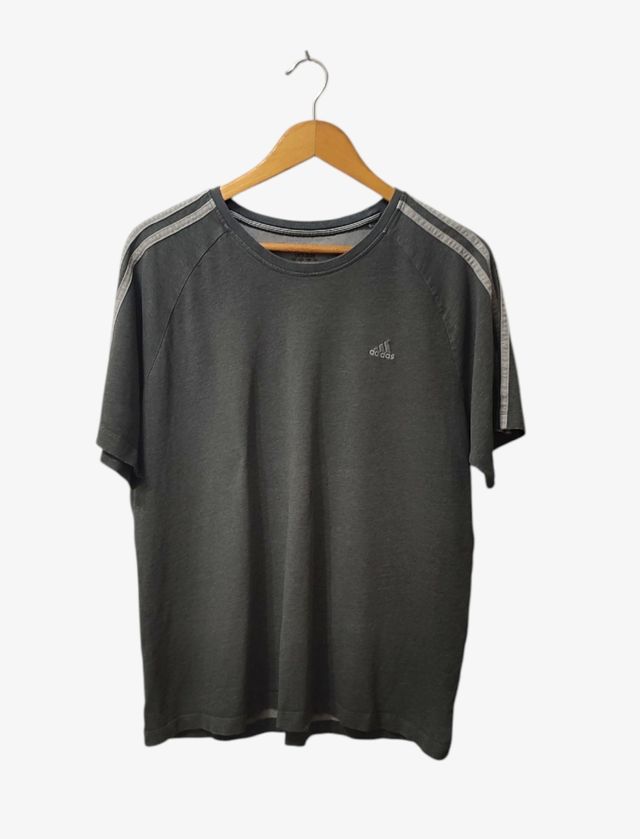 Camiseta gris Adidas hombre Talla L
