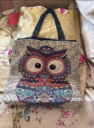 Bolso búho multicolor