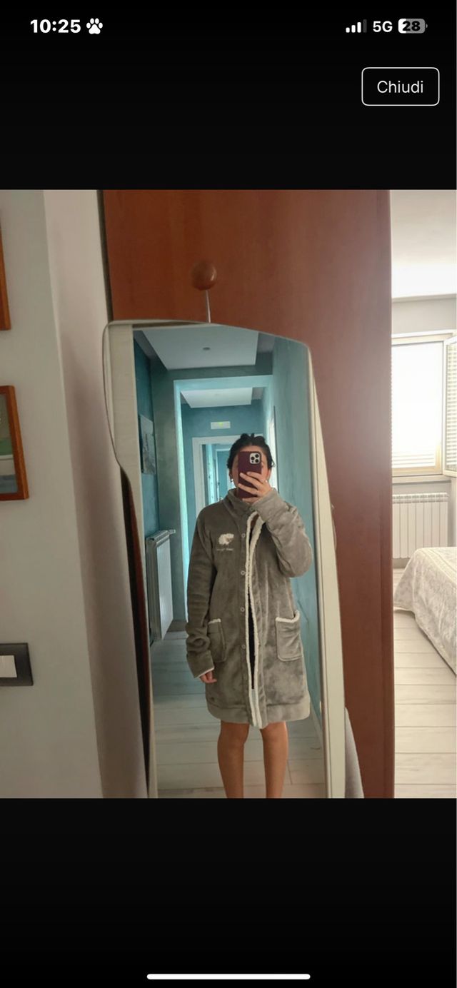 Vestaglia Invernale Grigia