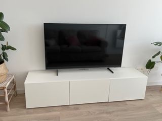 Mueble TV BESTÅ blanco - madera
