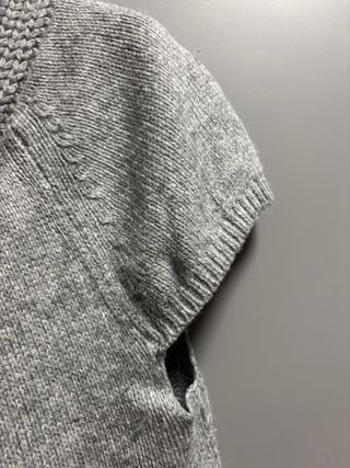  Cardigan Pinko grigio in lana