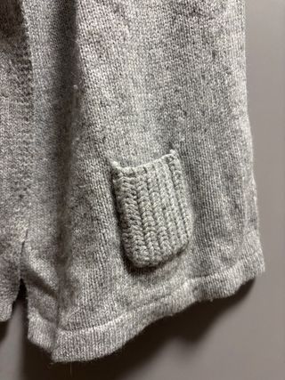  Cardigan Pinko grigio in lana