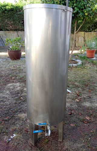 Depósito acero inox 100L vino