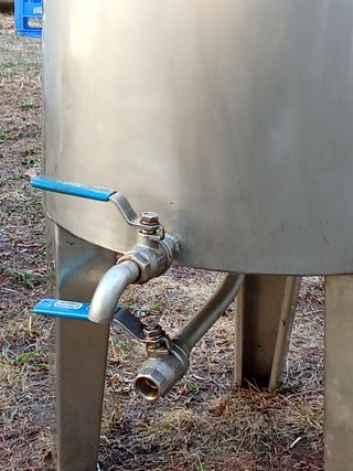 Depósito acero inox 100L vino