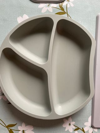 3 Platos silicona bebé Stokke & EZPZ