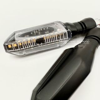 4x Intermitentes moto led homologados transparente