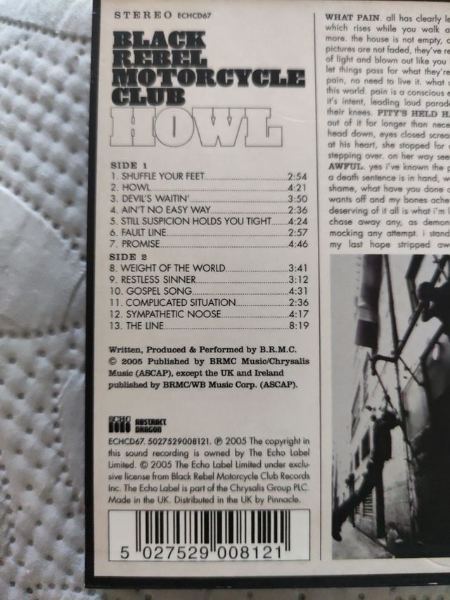 CD Black Rebel Motorcycle Club - Howl