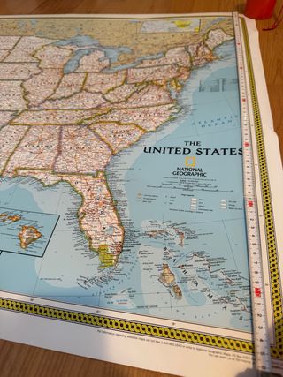 Mapa EEUU National Geographic