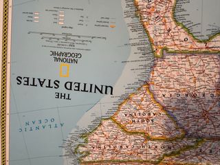 Mapa EEUU National Geographic