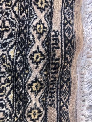 Tappeto persiano in seta e lana