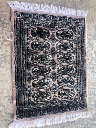 Tappeto persiano in seta e lana