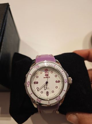 Reloj Marea mujer, correa morada