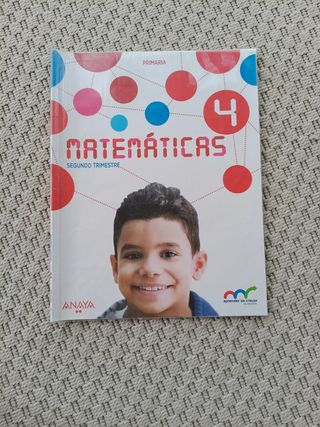 Libro matemáticas Anaya, aprender a crecer 