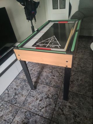 Mesa Multijuegos 4 en 1 - Futbolín, Ping Pong, Air