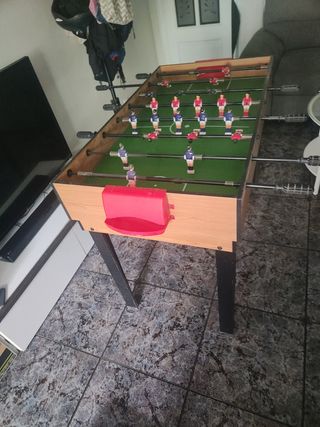 Mesa Multijuegos 4 en 1 - Futbolín, Ping Pong, Air