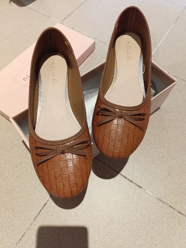 Manoletinas marrones #41