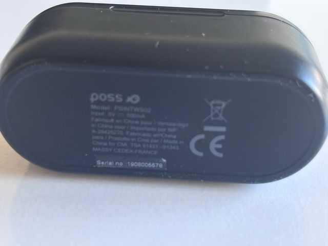 Auriculares Poss PSINTWS02 negros