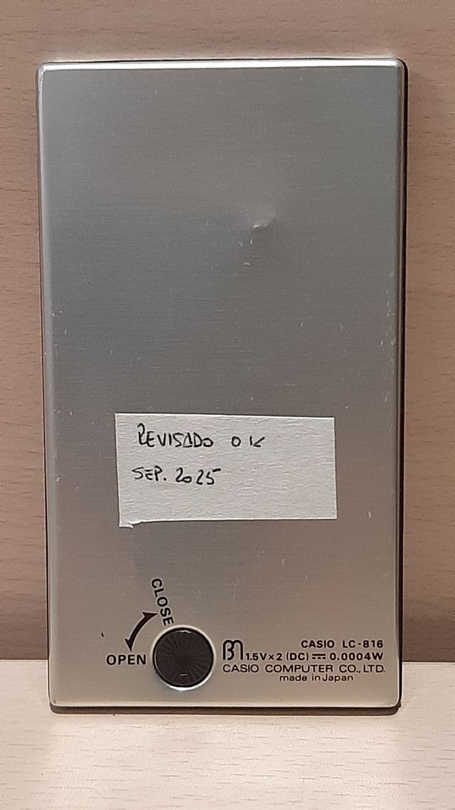 CASIO LC-816: Calculadora Vintage LCD