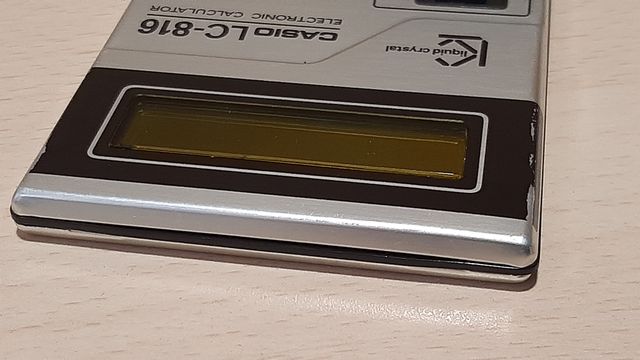 CASIO LC-816: Calculadora Vintage LCD