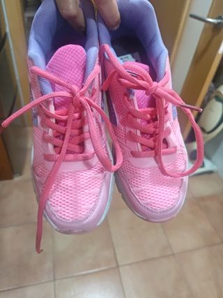 Zapatillas Deportivas Patín Niña Rosa.Talla 34