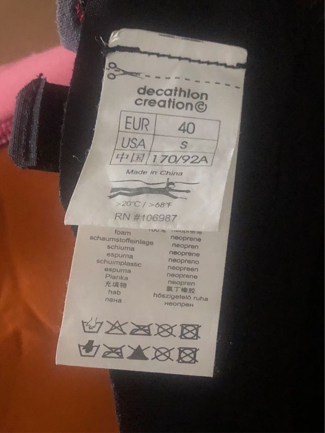 Muta Tribord 3mm - Nuoto Acque Libere taglia S EUR