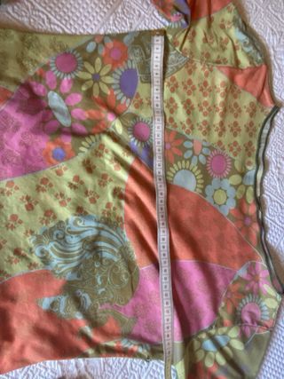 Blusa boho vintage multicolor T-M