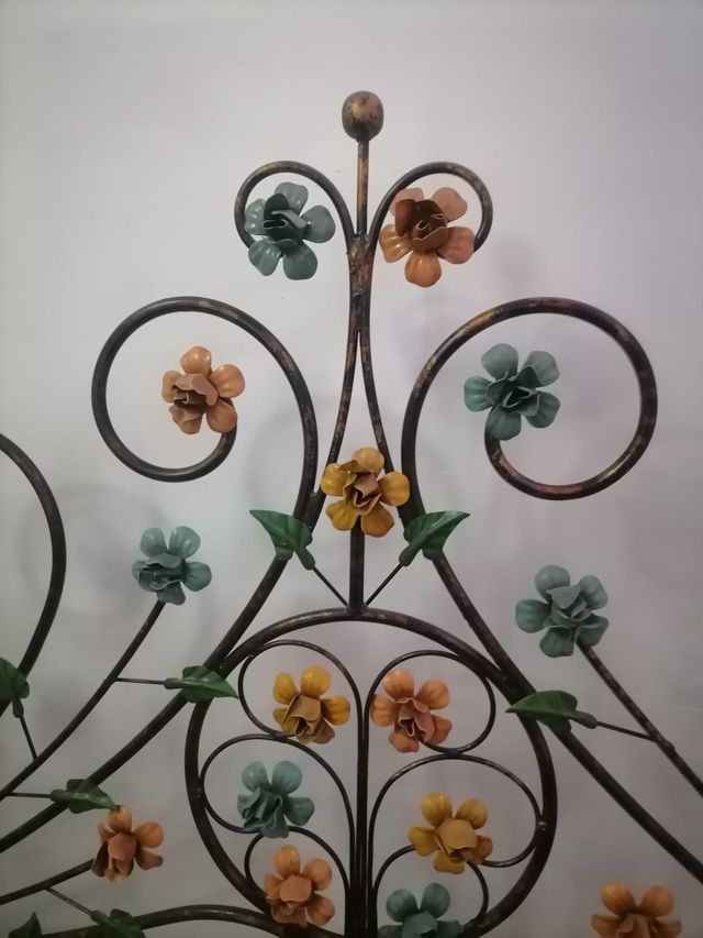 Cabecero cama matrimonio metal multicolor